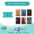 Hanuman Collection – 6 Poster Combo | Divine Bajrangbali Wall Art Set | 8K Premium Gloss Edition   Divyam Prints