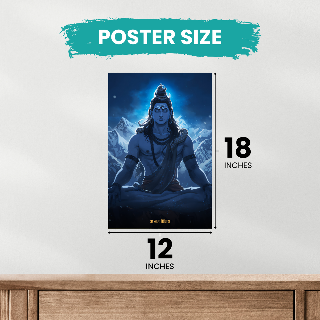Mahadev Collection – 6 Poster Combo | Divine Shiva Wall Art Set | 8K Premium Gloss Edition   Divyam Prints